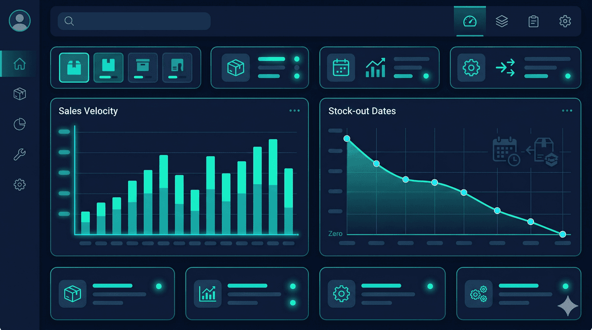 FBA在庫管理システム ダッシュボード